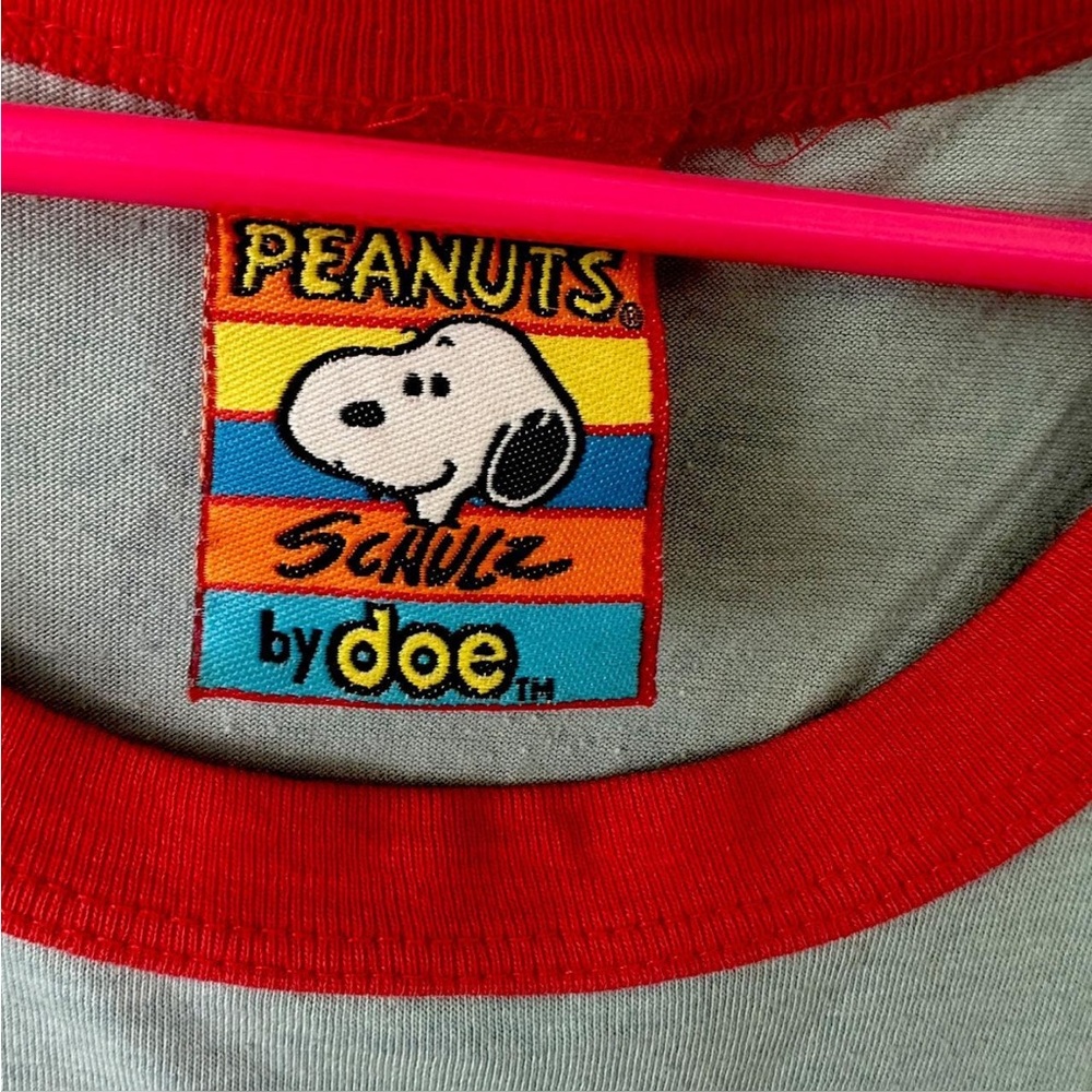 Peanuts Snoopy Kids Tank Top - Gray and Red - Picture 3 of 6
